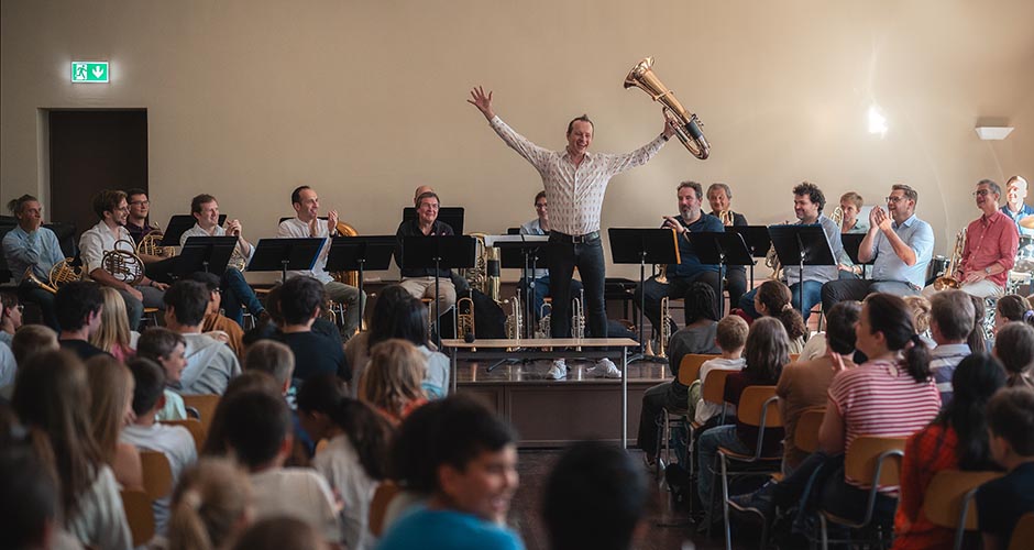 The Philharmonic Brass zu Gast an der Oranienschule